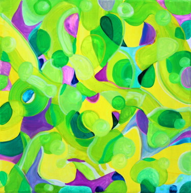 Картина под названием "349. il limone. Spr…" - Veera Zukova, Подлинное произведение искусства, Акрил Установлен на Деревянна…
