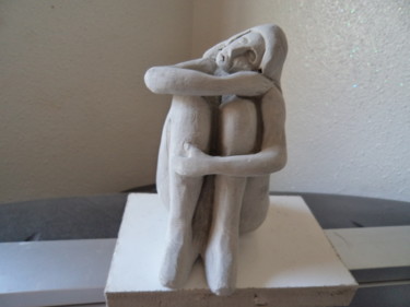 Skulptur mit dem Titel "Rêveries Féminines" von Vegetokine, Original-Kunstwerk, Keramik