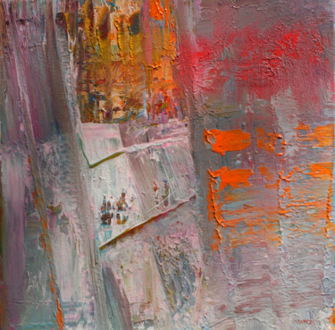 Thinking Painting titled "Thinking" by Veljko Martinovic, Original Art,