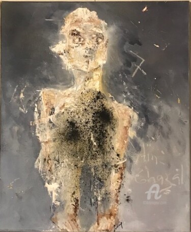 Peinture intitulée "Aîn Ghazal 1" par Velec, Œuvre d'art originale, Huile