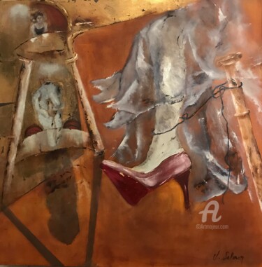 Peinture intitulée "Carmen 2" par Velec, Œuvre d'art originale, Acrylique