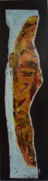 Peinture intitulée "Masque 1" par Velec, Œuvre d'art originale