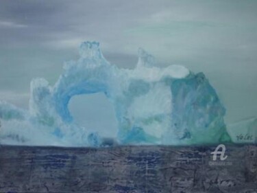Peinture intitulée "iceberg" par Velec, Œuvre d'art originale