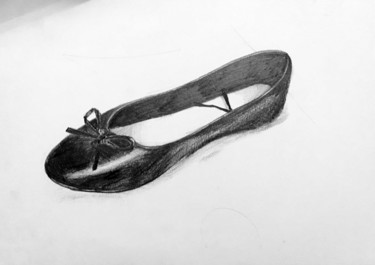 Drawing titled "Shoes 7" by Vella, Original Artwork, Graphite