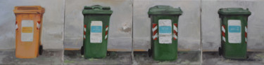 Painting titled "Urban Difference" by Vella, Original Artwork, Oil