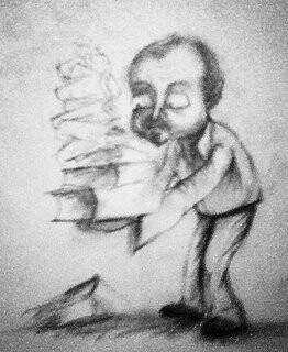 Drawing titled "Mr Jose Antoin" by Velu M, Original Artwork
