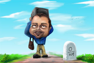 Digital Arts titled "Caricature" by Velu M, Original Artwork