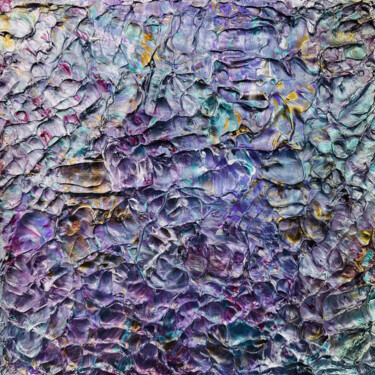 Peinture intitulée "Metallic  Mountain" par Velvet Of Art, Œuvre d'art originale, Acrylique