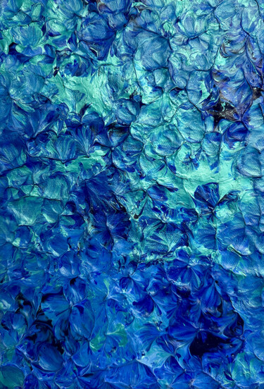 Malerei mit dem Titel "Neptune" von Velvet Of Art, Original-Kunstwerk, Acryl