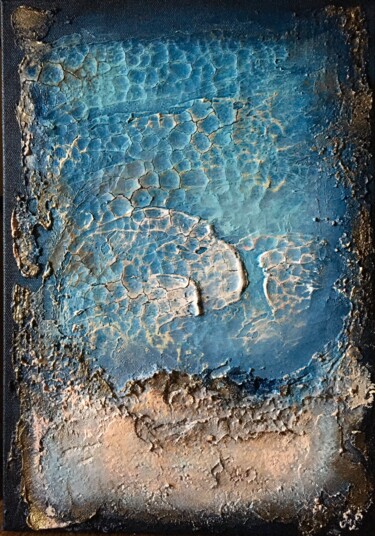 Pittura intitolato "Морские фантазии" da Venera Mars, Opera d'arte originale, Acrilico