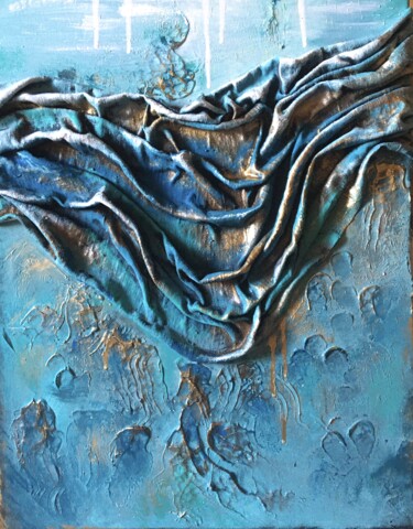 Картина под названием "Глубина" - Venera Mars, Подлинное произведение искусства, Акрил