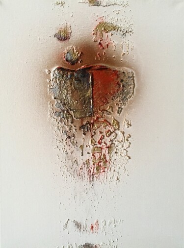 Schilderij getiteld "Сердце" door Venera Mars, Origineel Kunstwerk, Acryl