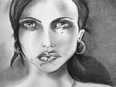 Drawing titled "tristesse" by Venniev, Original Artwork