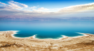 Fotografie getiteld "Dead sea view" door Ventdusud, Origineel Kunstwerk