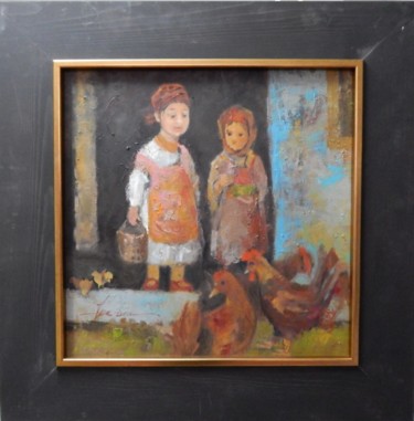 Old Porch Painting titled "Old Porch" by Vera Dan, Original Art, Other