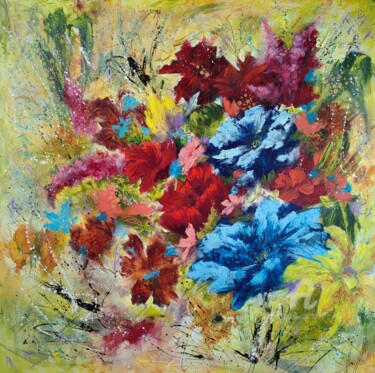 Painting titled ""A Kaleidoscope of…" by Vera Hoi, Original Artwork, Acrylic