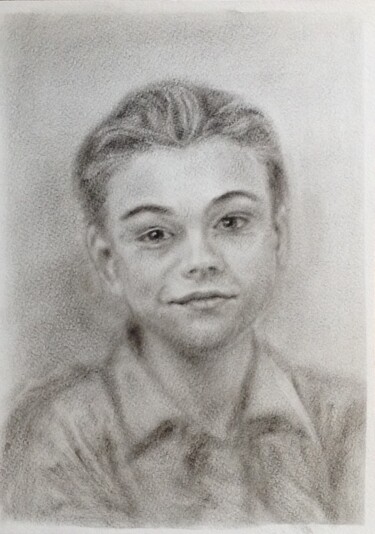 「Leonardo DiCaprio」というタイトルの描画 Vera Klimovaによって, オリジナルのアートワーク, オイル