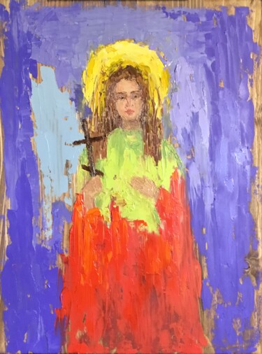 Pintura titulada "Heilige Liebe" por Vera Klimova, Obra de arte original, Oleo