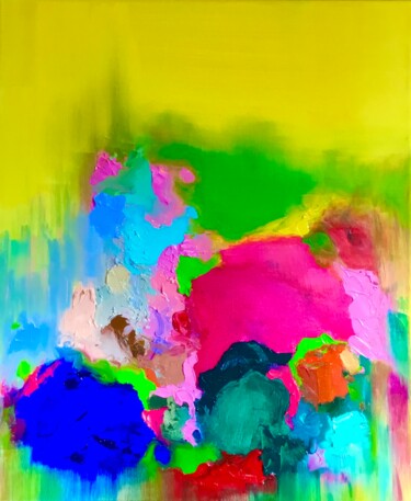 Malerei mit dem Titel "Farben des Lebens" von Vera Klimova, Original-Kunstwerk, Öl