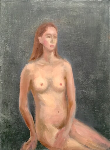 Malerei mit dem Titel "Leonora" von Vera Klimova, Original-Kunstwerk, Öl