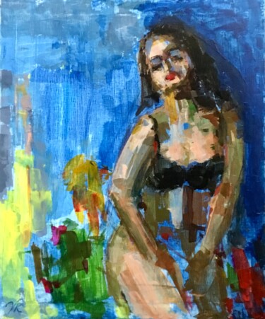 Pittura intitolato "DESIRE" da Vera Klimova, Opera d'arte originale, Acrilico