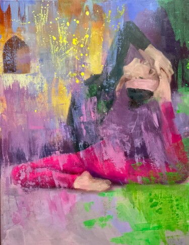 Картина под названием "BALANCE" - Vera Klimova, Подлинное произведение искусства, Масло