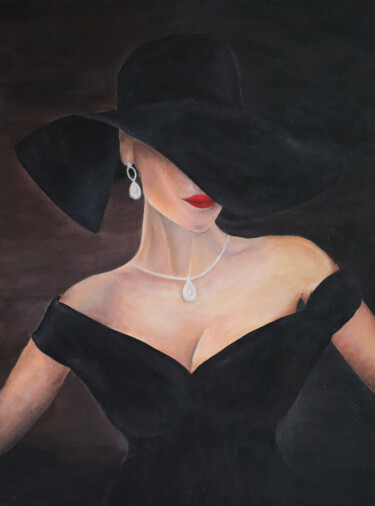 Картина под названием "Wonderful woman" - Vera Markelova, Подлинное произведение искусства, Акрил