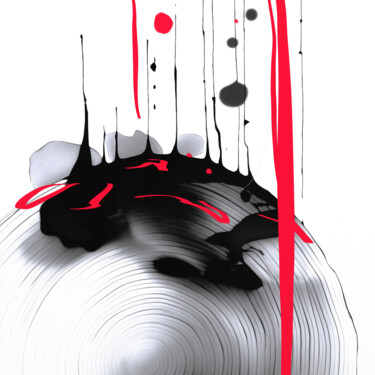 Цифровое искусство под названием "Infinity: Circle 3" - Vera Saiko, Подлинное произведение искусства, Цифровая живопись