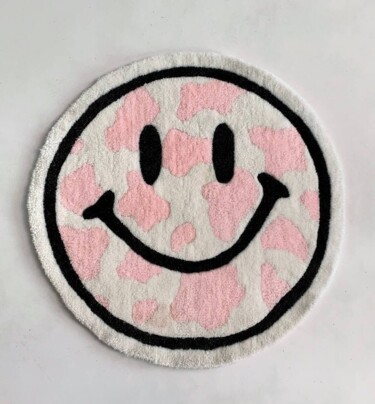 "Rug “SMILE”" başlıklı Tekstil Sanatı Vera Tepliakova tarafından, Orijinal sanat, Tekstil elyafı