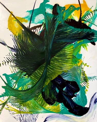 Painting titled "Tropics" by Vera Zvyagina, Original Artwork, Acrylic