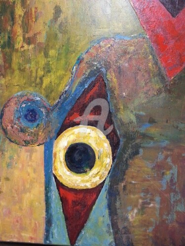 Pintura intitulada "Resgate do Olhar I" por Vera Itajaí, Obras de arte originais, Óleo