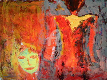 Pintura intitulada "Resgate do Olhar XX…" por Vera Itajaí, Obras de arte originais, Óleo