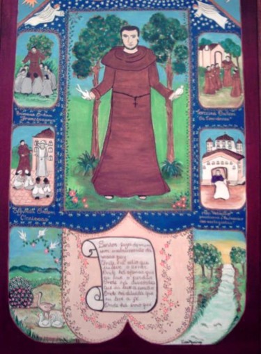 Pintura intitulada "As Ordens de S.Fran…" por Veramarina, Obras de arte originais, Óleo