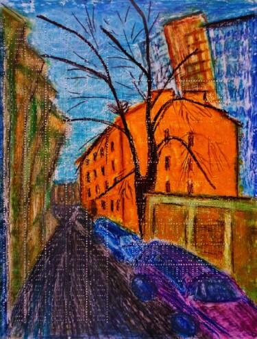 Картина под названием "Улица Мариинская." - Veranika Bo, Подлинное произведение искусства, Пастель