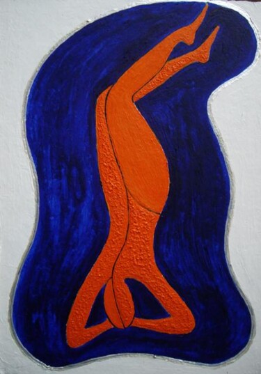 Peinture intitulée "Capsule." par Veranika Bo, Œuvre d'art originale