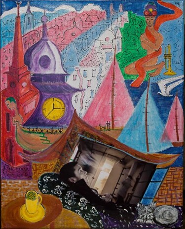 Painting titled "Veranika's dream" by Veranika Bo, Original Artwork, Acrylic