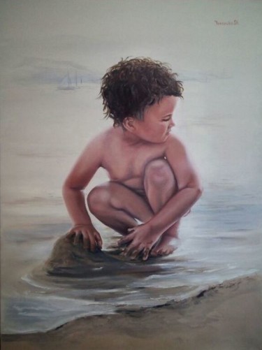 Pintura titulada "Al mare" por Veranikash, Obra de arte original, Oleo