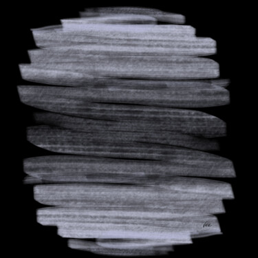 Peinture intitulée "Monochrome - Swish" par Vercmagnus, Œuvre d'art originale, Aérographe