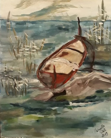Картина под названием "sola" - Antonella Poleti, Подлинное произведение искусства, Акрил