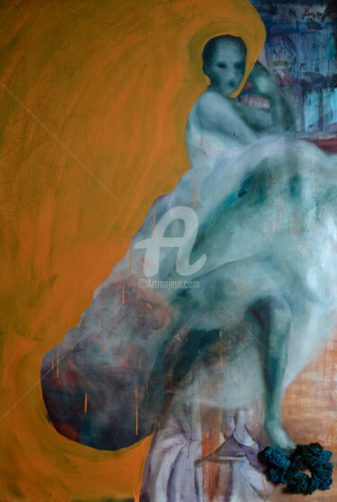 Картина под названием "Absolute friendship" - A.Tinne Vereeck, Подлинное произведение искусства, Масло Установлен на Деревян…