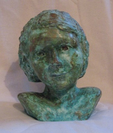 Sculpture intitulée ""Petite fille Toulo…" par Gérard Verger, Œuvre d'art originale, Métaux