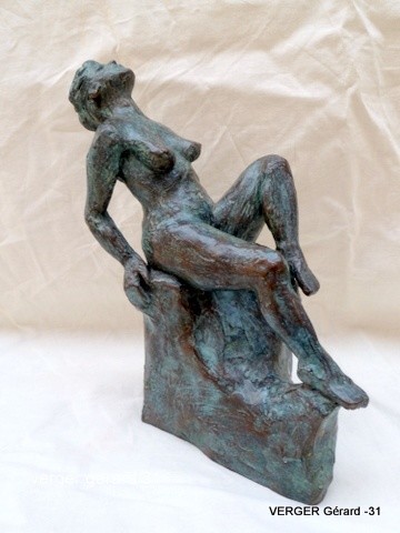 Sculpture intitulée "Ephémère Réalité "H…" par Gérard Verger, Œuvre d'art originale