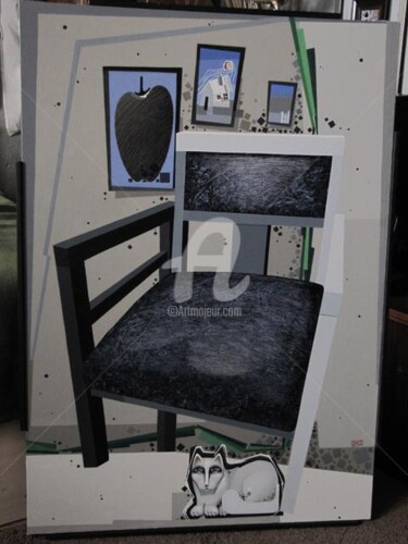 Картина под названием ""Стул-кресло, 30-е…" - Vermishev, Подлинное произведение искусства, Другой