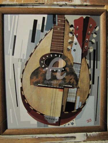 Картина под названием "Старый инструмент" - Vermishev, Подлинное произведение искусства