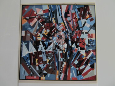 Картина под названием "Композиция на движе…" - Vermishev, Подлинное произведение искусства, Масло