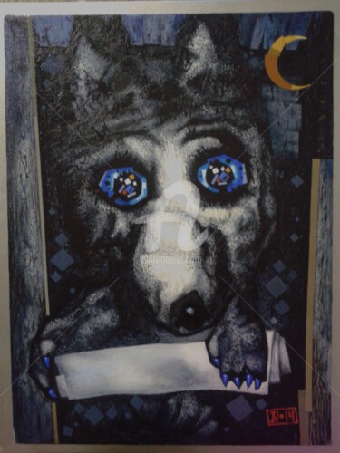 Картина под названием ""Волчок" Свободная…" - Vermishev, Подлинное произведение искусства, Масло