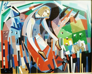Malerei mit dem Titel "Rafale" von Vermishev, Original-Kunstwerk, Öl