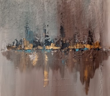 Tableau abstrait moderne Картина под названием "Tableau abstrait mo…" - Laurence Vernet, Подлинное произведение искусства, Акрил