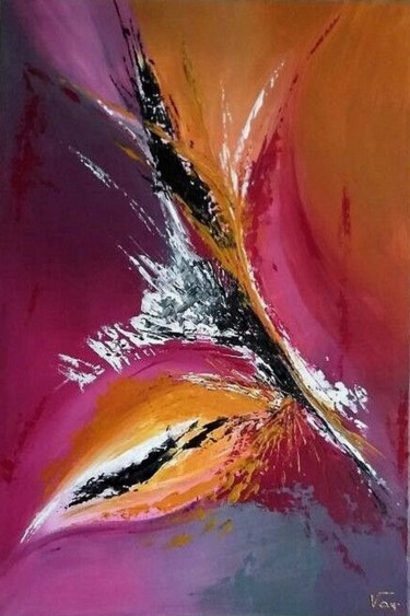 Painting titled "WALK THIS WAY" by Eden Emotions, Original Artwork, Acrylic