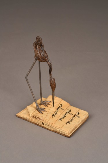 Скульптура под названием "Ceci n'est pas une…" - Véro Lombard, Подлинное произведение искусства, Дерево